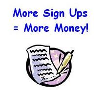 get guaranteed signups to your website
